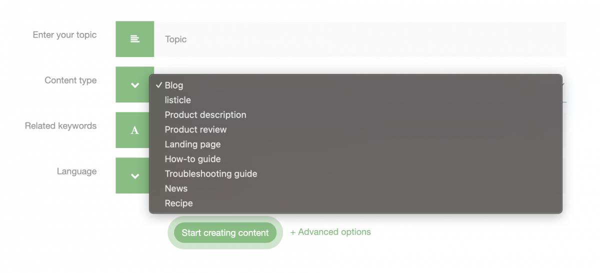 SEO Review Tools Content Outline Generator